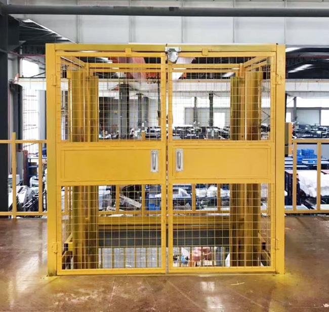 焦作智能导轨式升降机亮相